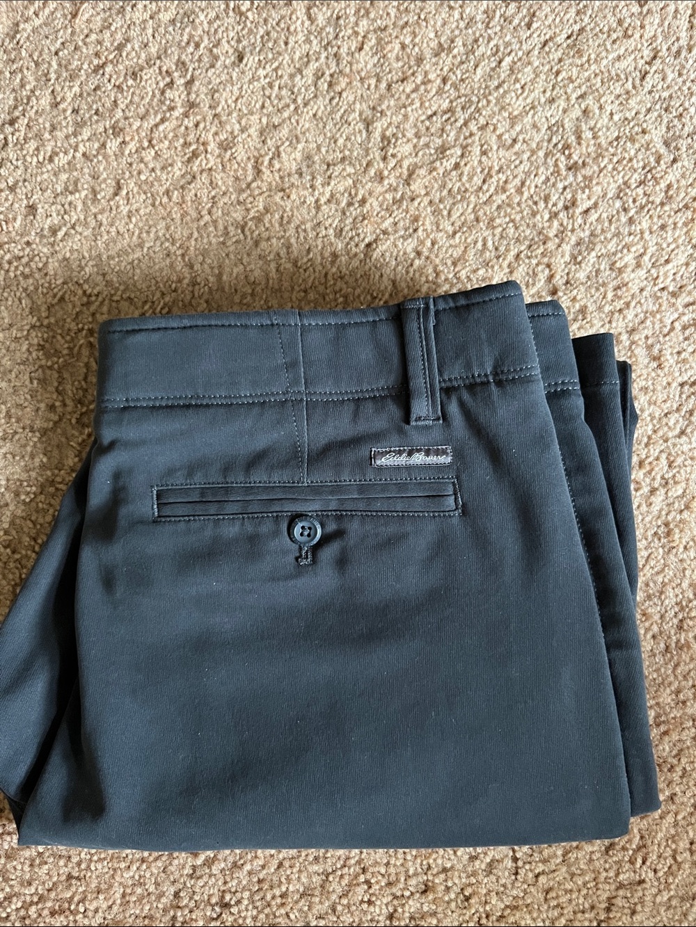 Eddie Bauer Black Chinos - Tailored Casual Trousers